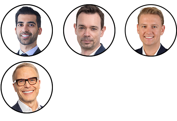 AD Bhatia, John Kelleher, Robin Ligon, and Jason Phillips